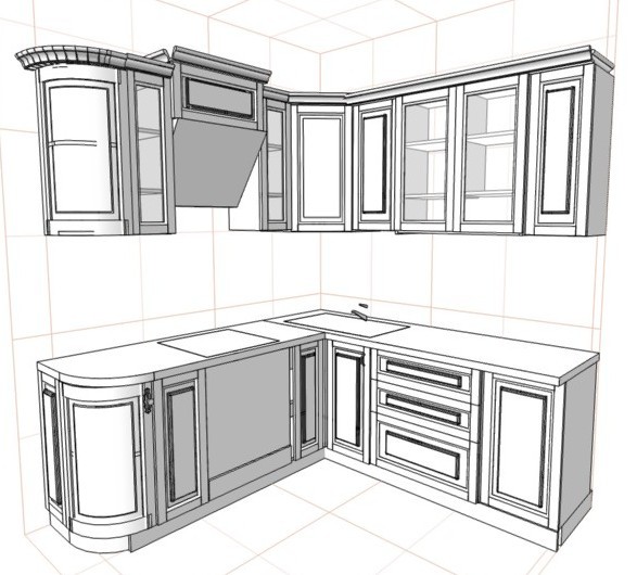 Это легко: проектируем угловую кухню и собираем ее своими руками