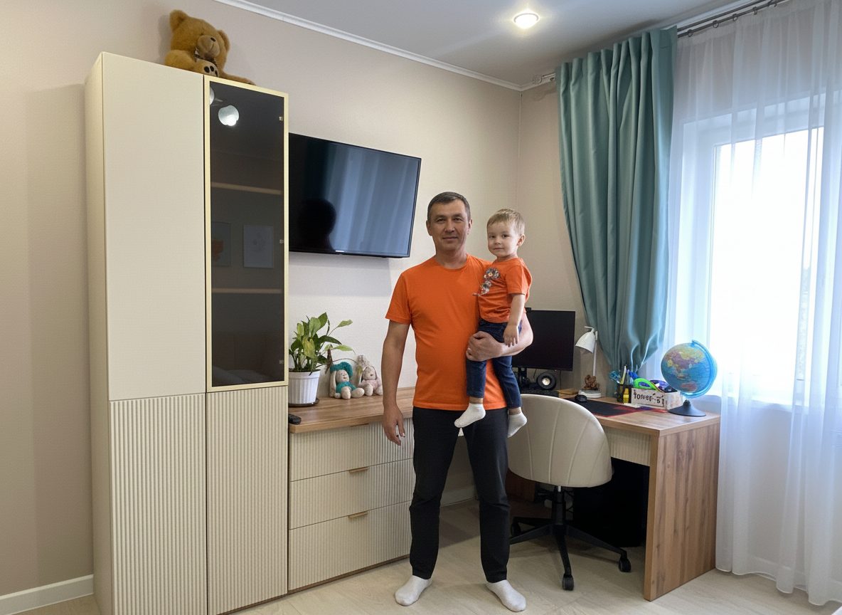 Детский стол (рабочая встроенная зона) Ольвальд Детский стол (рабочая встроенная зона) Ольвальд